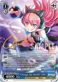 "Change the World" CHU² (SP) - BanG Dream! Girls Band Party! 5th Anniversary - Weiss Schwarz card