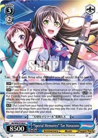 "Special Memories" Tae Hanazono - BanG Dream! Girls Band Party! 5th Anniversary - Weiss Schwarz card