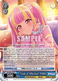 "Look of Affection" PAREO - BanG Dream! Girls Band Party! 5th Anniversary - Weiss Schwarz card