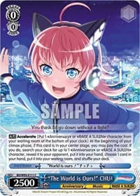 "The World is Ours!" CHU² - BanG Dream! Girls Band Party! 5th Anniversary - Weiss Schwarz card
