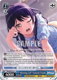 "Morning Call" Tsukushi Futaba - BanG Dream! Girls Band Party! 5th Anniversary - Weiss Schwarz card