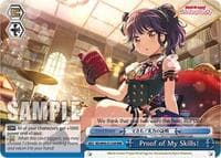 Proof of My Skills! (RRR) - BanG Dream! Girls Band Party! 5th Anniversary - Weiss Schwarz card
