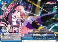 A Session with Everyone (RRR) - BanG Dream! Girls Band Party! 5th Anniversary - Weiss Schwarz card