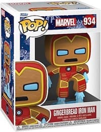 Marvel: Gingerbread Iron Man - Pop! Vinyl - Funko card