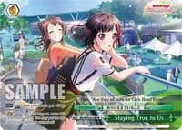 Staying True to Us (PR) - BanG Dream! Girls Band Party! 5th Anniversary - Weiss Schwarz card