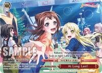 At Long Last! (PR) - BanG Dream! Girls Band Party! 5th Anniversary - Weiss Schwarz card