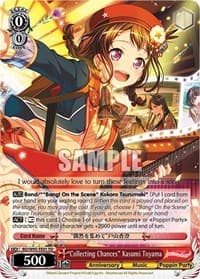"Collecting Chances" Kasumi Toyama - BanG Dream! Girls Band Party! 5th Anniversary - Weiss Schwarz card