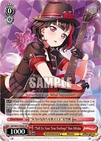 "Tell Us Your True Feelings" Ran Mitake (SR) - BanG Dream! Girls Band Party! 5th Anniversary - Weiss Schwarz card