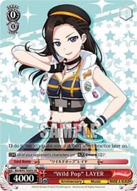 "Wild Pop" LAYER (SR) - BanG Dream! Girls Band Party! 5th Anniversary - Weiss Schwarz card