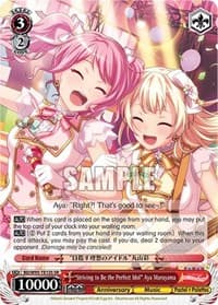 "Striving to Be the Perfect Idol" Aya Maruyama (SR) - BanG Dream! Girls Band Party! 5th Anniversary - Weiss Schwarz card