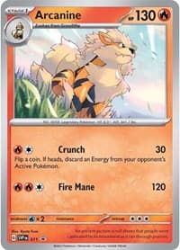 Arcanine - 011 - SV: Scarlet & Violet Promo Cards - Pokemon card