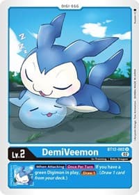 DemiVeemon - Across Time - Digimon Card Game card
