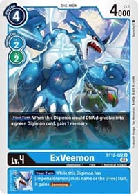 ExVeemon - Across Time - Digimon Card Game card