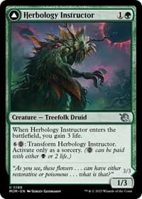 Herbology Instructor - March of the Machine - Magic: The Gathering card