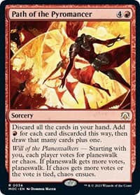 Path of the Pyromancer - Commander: March of the Machine - Magic: The Gathering card