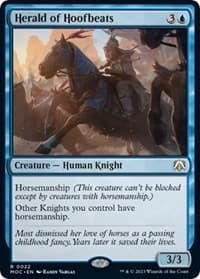 Herald of Hoofbeats - Commander: March of the Machine - Magic: The Gathering card