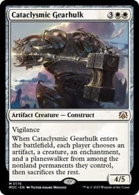 Cataclysmic Gearhulk - Commander: March of the Machine - Magic: The Gathering card