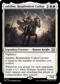 Adeline, Resplendent Cathar - Commander: March of the Machine - Magic: The Gathering card
