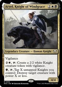 Aryel, Knight of Windgrace - Commander: March of the Machine - Magic: The Gathering card