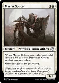 Master Splicer - Commander: March of the Machine - Magic: The Gathering card