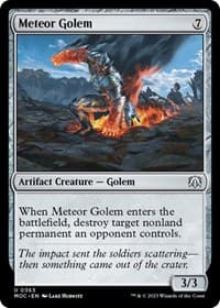 Meteor Golem - Commander: March of the Machine - Magic: The Gathering card
