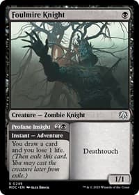 Foulmire Knight - Commander: March of the Machine - Magic: The Gathering card