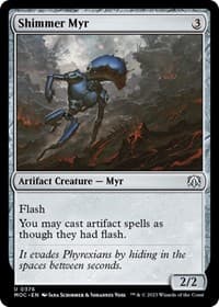 Shimmer Myr - Commander: March of the Machine - Magic: The Gathering card