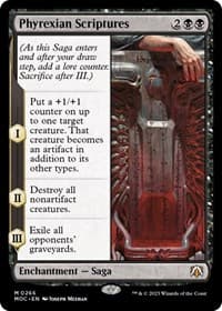 Phyrexian Scriptures - Commander: March of the Machine - Magic: The Gathering card