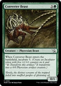 Converter Beast - March of the Machine - Magic: The Gathering card