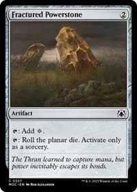 Fractured Powerstone - Commander: March of the Machine - Magic: The Gathering card