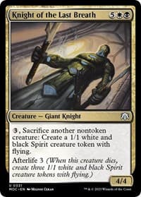Knight of the Last Breath - Commander: March of the Machine - Magic: The Gathering card