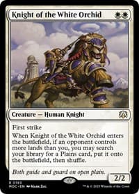 Knight of the White Orchid - Commander: March of the Machine - Magic: The Gathering card