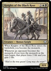 Knights of the Black Rose - Commander: March of the Machine - Magic: The Gathering card