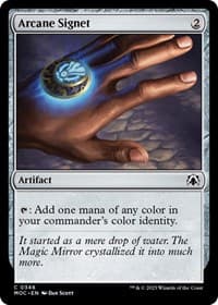 Arcane Signet - Commander: March of the Machine - Magic: The Gathering card