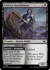 Smitten Swordmaster - Commander: March of the Machine - Magic: The Gathering card