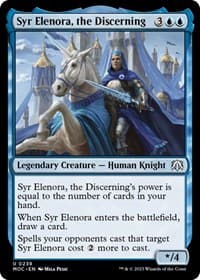 Syr Elenora, the Discerning - Commander: March of the Machine - Magic: The Gathering card