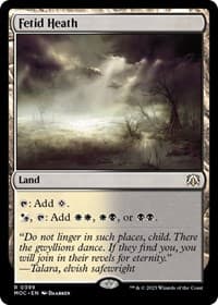 Fetid Heath - Commander: March of the Machine - Magic: The Gathering card