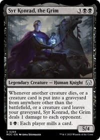 Syr Konrad, the Grim - Commander: March of the Machine - Magic: The Gathering card