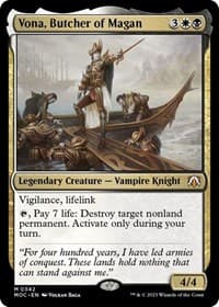 Vona, Butcher of Magan - Commander: March of the Machine - Magic: The Gathering card