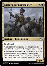 Wintermoor Commander - Commander: March of the Machine - Magic: The Gathering card