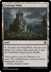 Evolving Wilds - Commander: March of the Machine - Magic: The Gathering card