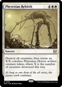 Phyrexian Rebirth - Commander: March of the Machine - Magic: The Gathering card
