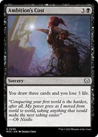 Ambition's Cost - Commander: March of the Machine - Magic: The Gathering card