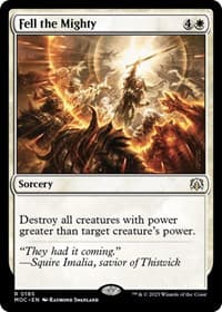 Fell the Mighty - Commander: March of the Machine - Magic: The Gathering card