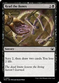 Read the Bones - Commander: March of the Machine - Magic: The Gathering card