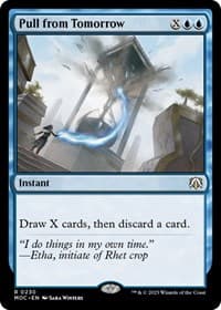 Pull from Tomorrow - Commander: March of the Machine - Magic: The Gathering card