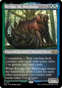 Keruga, the Macrosage (Foil Etched) - March of the Machine: Multiverse Legends - Magic: The Gathering card