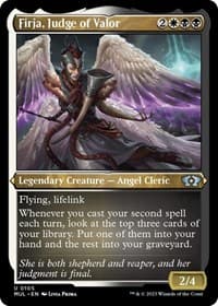 Firja, Judge of Valor (Foil Etched) - March of the Machine: Multiverse Legends - Magic: The Gathering card