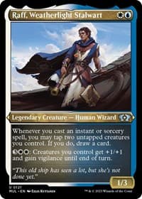 Raff, Weatherlight Stalwart (Foil Etched) - March of the Machine: Multiverse Legends - Magic: The Gathering card