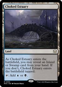 Choked Estuary - Commander: March of the Machine - Magic: The Gathering card
